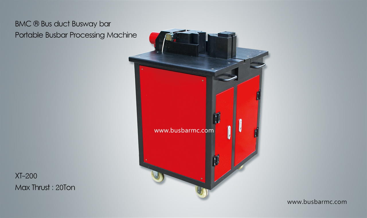 XT-200-PORTABLE Taşınabilir Hidrolik Bara İşleme Makinesi