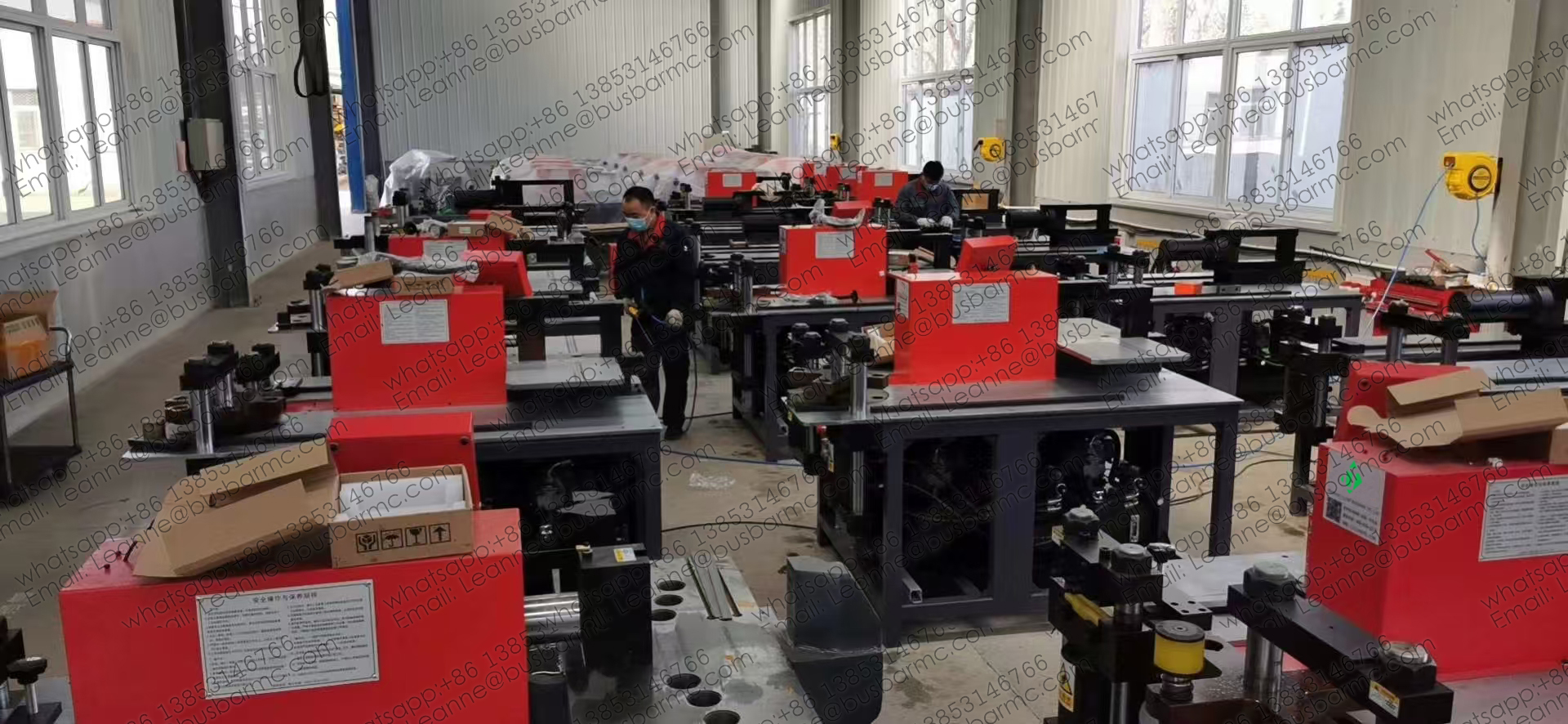 303U-3-C Manuel Kontrollü 3 İstasyonlu Bara İşleme Makinesi