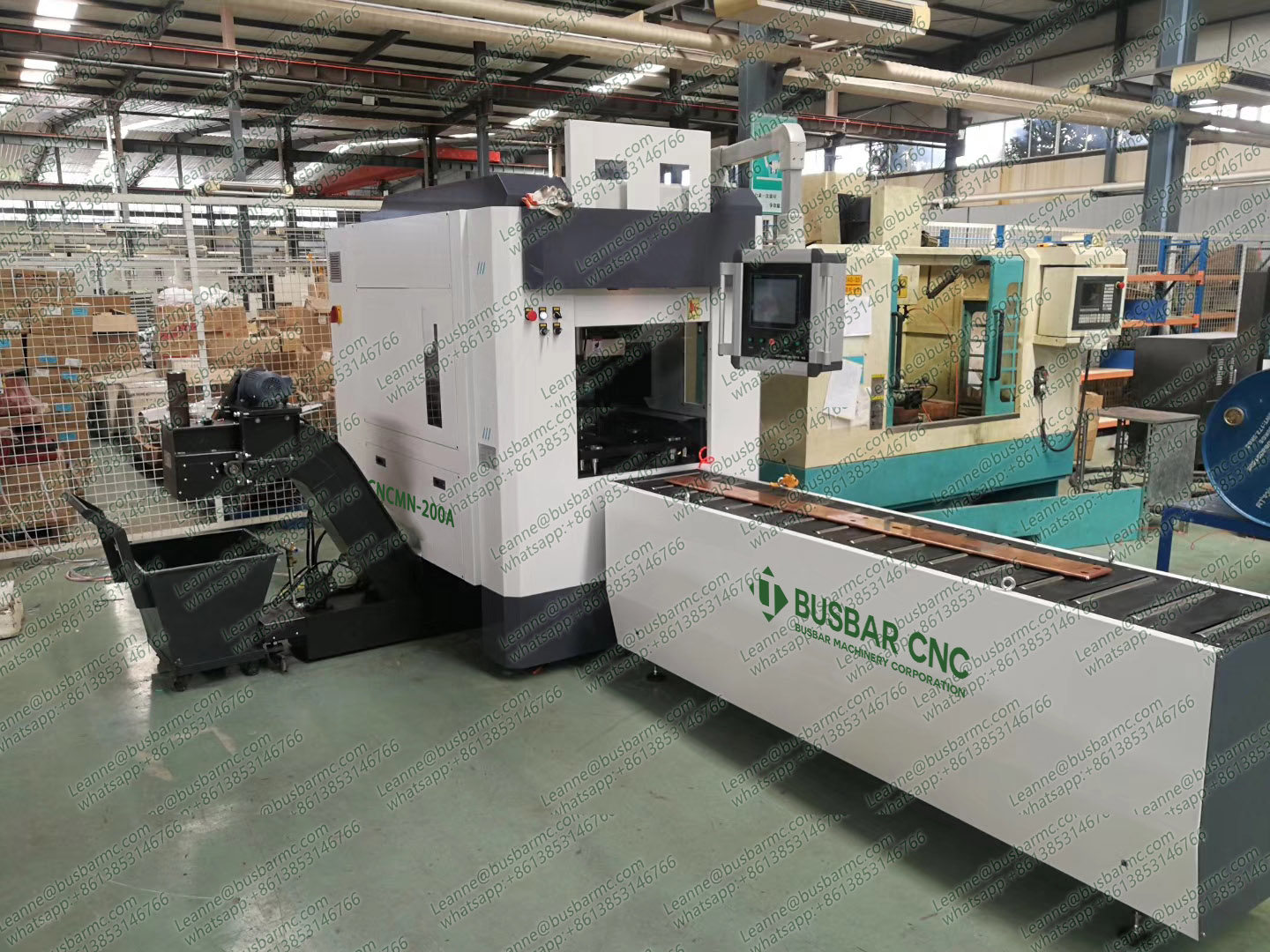 LT bara makinesi CNCMN-200A CNC Copper busbar milling makinesi