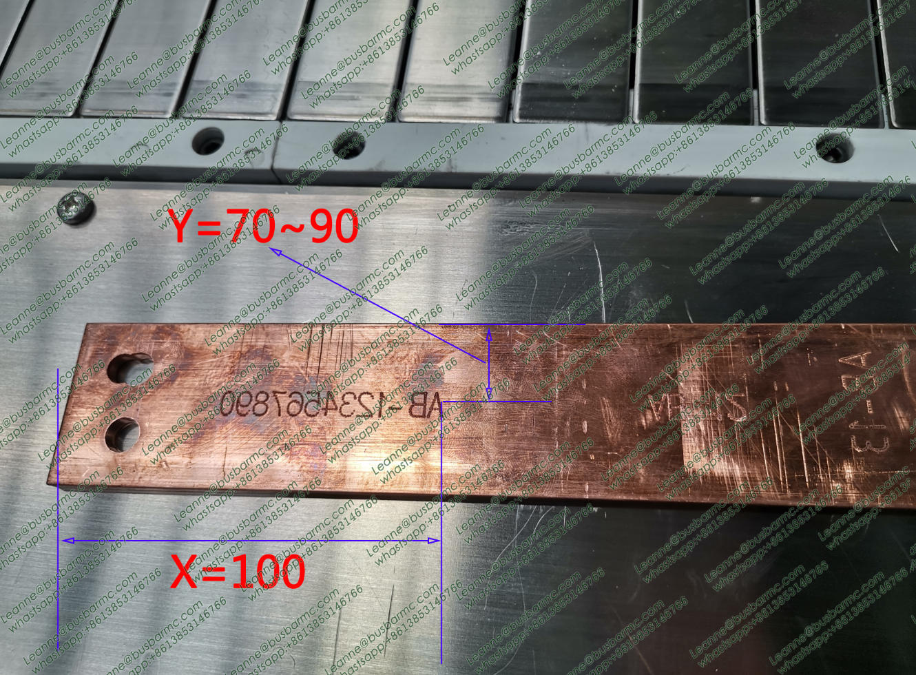 Pneumatic Markalama Makinesi for Bara İşleme | Integrated Dot Peen Markalama System for Copper & Aluminum Busbars