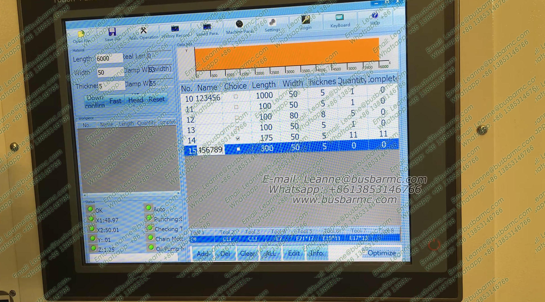 LT-1049 Bakır Bara Markalama Makinesi